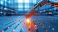Advanced Robotic Arm in Efficient Assembly Process