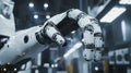 Close-up of robotic fingers in intricate design mode