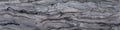 A close up of a rock with a black and white pattern. AI generative panoramic banner, panorama
