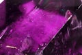 Close Up of a Rock Crystal with inclusions in Purple blue Rainbow Royalty Free Stock Photo