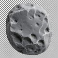 Close-up of a rocky asteroid Royalty Free Stock Photo