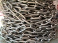 Close up of roll chain background