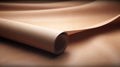 A close-up of a rolled-up paper