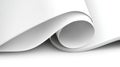 Rolled-up Paper Abstract Royalty Free Stock Photo