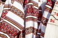 Close-up Romanian traditional costume, Ie