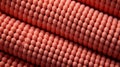 A close up of a rope red texture