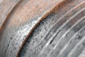 Rusty oil barrel Royalty Free Stock Photo