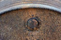Rusty oil barrel Royalty Free Stock Photo