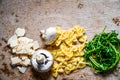 Italian pasta ingredients