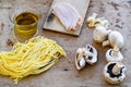 Italian pasta ingredients