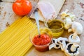 Italian Food ingredients Royalty Free Stock Photo