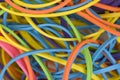 Close up of rubber bands Royalty Free Stock Photo