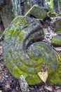 Close up of the ruined Koh Ker temple complex, Angkor, Cambodia, Asia