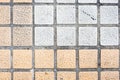 Close up Ruled tile pavement texture background