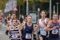 Close Up Of Runners At The Amsterdam Marathon The Netherlands 2019