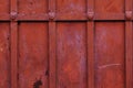 Close up, rust metal sheets, parallel planks