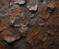 Close up of a rusted metal surface Royalty Free Stock Photo