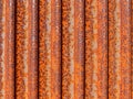 rusty metal surface with rivets. background texture Royalty Free Stock Photo