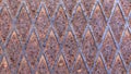 Close up rusty metal texture sewer manhole Royalty Free Stock Photo