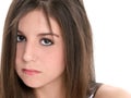 Close-up Sad Teen Girl Royalty Free Stock Photo