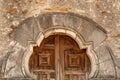 Close up of the San Espada Mission Church Doors