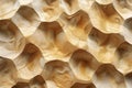 Close up of sand texture, desert vibe, abstract art, honeycomb pattern Royalty Free Stock Photo