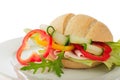 Close-up of a sandwich Royalty Free Stock Photo