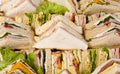 Close Up Sandwich Platter Royalty Free Stock Photo