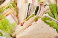 Close Up Sandwich Platter Royalty Free Stock Photo