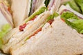 Close Up Sandwich Platter Royalty Free Stock Photo