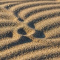 Close-up of a sandy surface, with Royalty Free Stock Photo