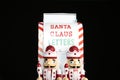 Santa Claus Letters- Nutcracker soldiers protecting Santa`s letters! Royalty Free Stock Photo