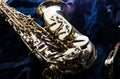 Close up saxophone