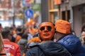 Close Up Scary Mask At Kingsday At Amsterdam The Netherlands 27-4-2023