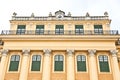 Close up of Schonbrunn Palace in Vienna