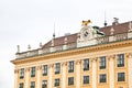 Close up of Schonbrunn Palace in Vienna