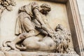 Marble sculpture of the Milan`s Cathedral Italy Royalty Free Stock Photo