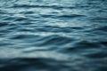 Close up sea water background, blue water ripple texture Royalty Free Stock Photo