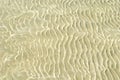 Close up sea water waves on sand beach Royalty Free Stock Photo