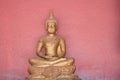 Seated Buddha image,include meditation or Buddha attained enlightenment Royalty Free Stock Photo