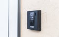 Security intercom button Royalty Free Stock Photo