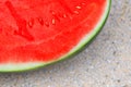 Close up seed watermelon red texture inside details for background Royalty Free Stock Photo