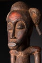Close Up of Senufo Figure Carving Royalty Free Stock Photo