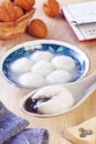 Sesame tangyuan Royalty Free Stock Photo