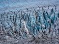 Glacier Crevice Close Up Detail