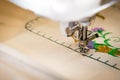 Close-up of sewing machine Royalty Free Stock Photo