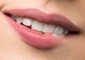 Close up of Sexy lips for a girl Royalty Free Stock Photo