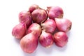 Close Up of Shallot on white background