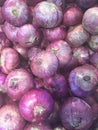 Close up of shallots food background Royalty Free Stock Photo