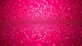 Vibrant pink glitter sparkling background with soft bokeh effect and subtle vignette Royalty Free Stock Photo